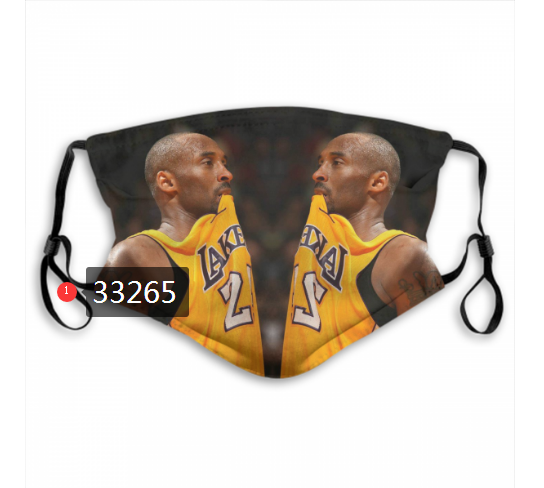 2021 NBA Los Angeles Lakers #24 kobe bryant 33265 Dust mask with filter